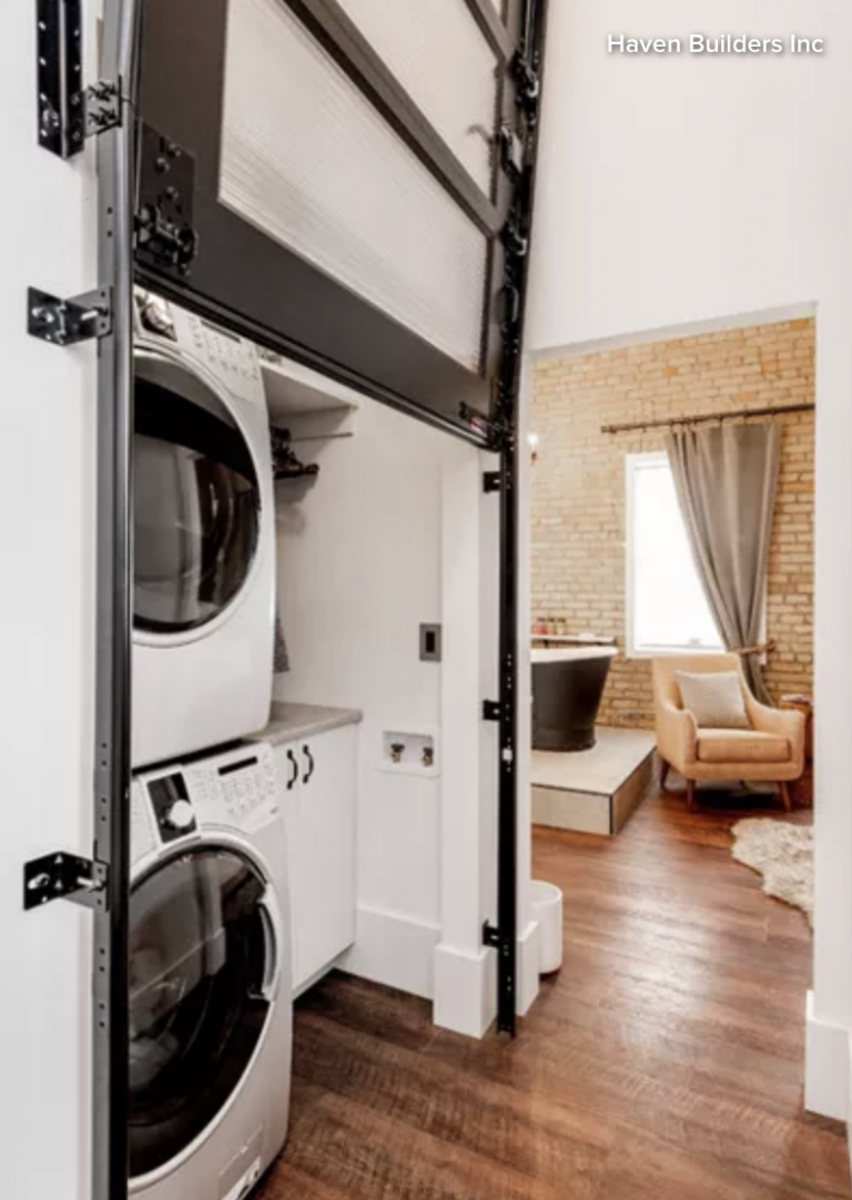 8 estaciones de lavandería pequeñas pero funcionales - Tu Nuevo Hogar