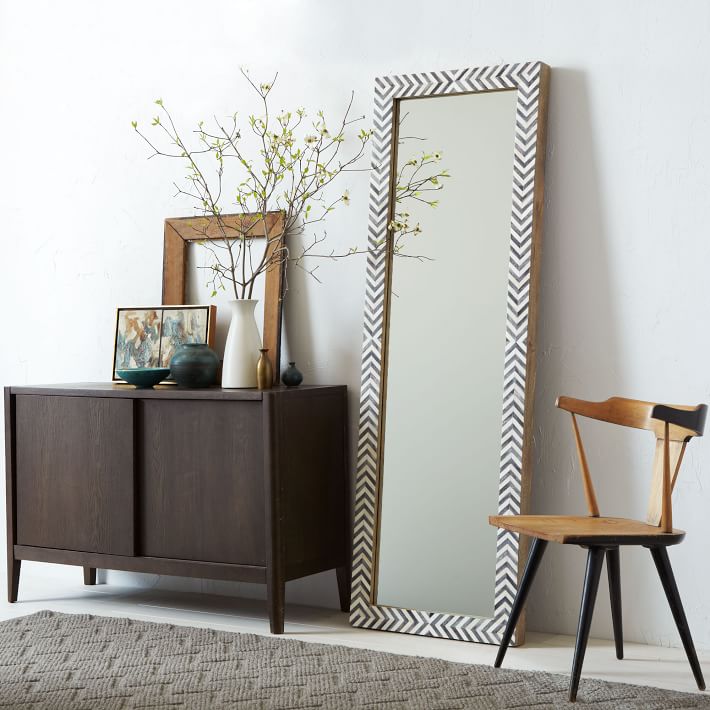 parsons-floor-mirror-gray-herringbone-o