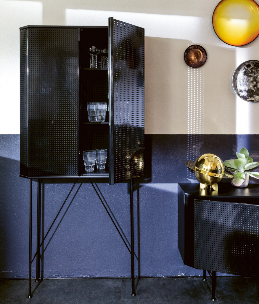 A pole cabinet to add style and convenience to your home